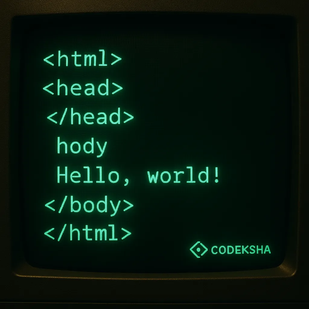 The history of HTML, from simple documents to the backbone of the web